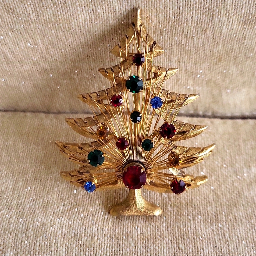 Vintage 1960's Brook Harp Brooch